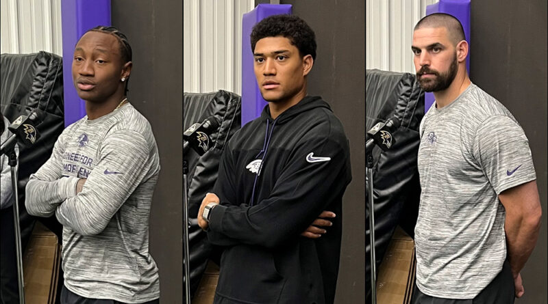 Zay Flowers, Kyle Hamilton, Mark Andrews