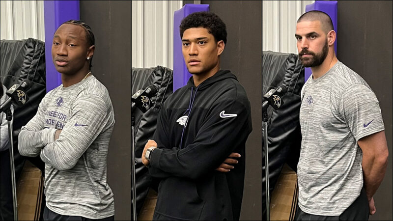 Zay Flowers, Kyle Hamilton, Mark Andrews